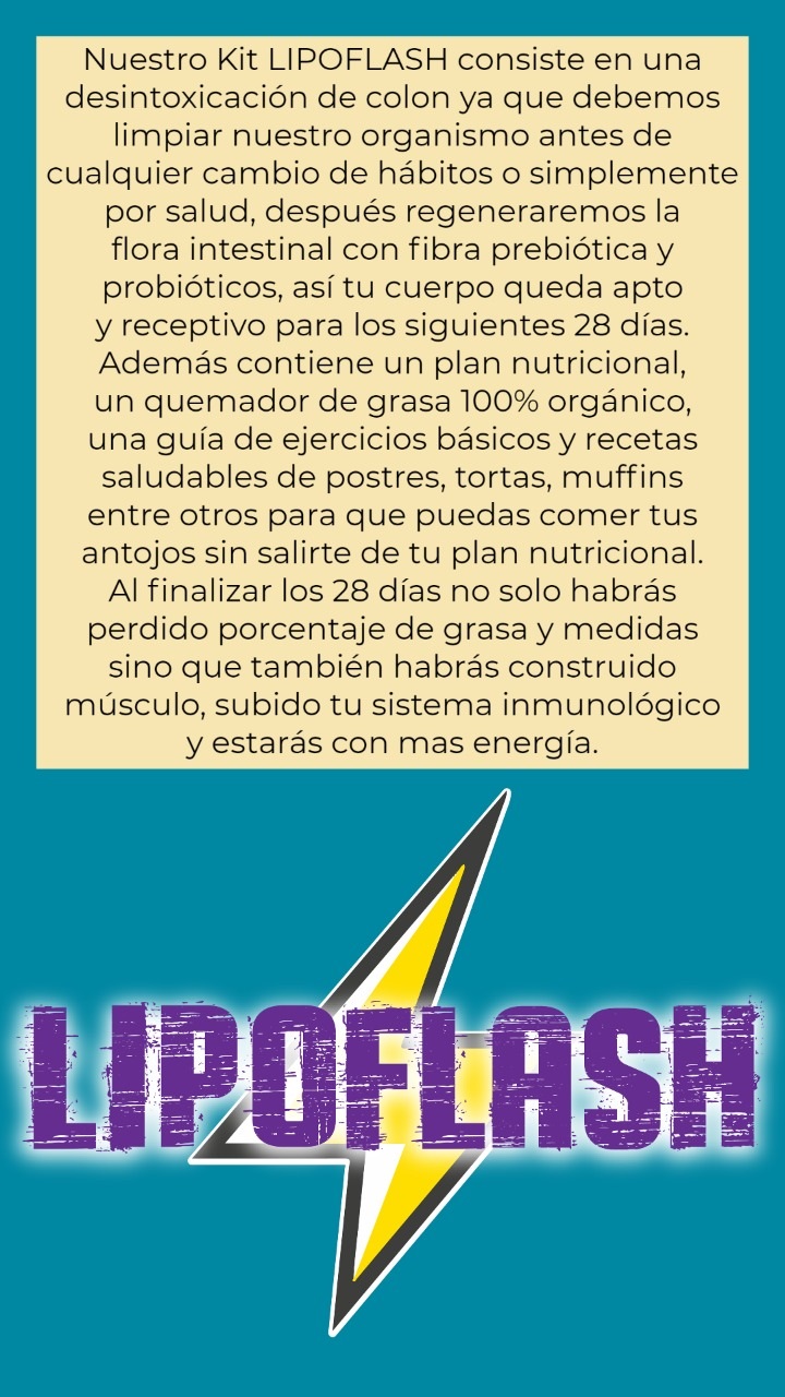 Texto Lipo Flash